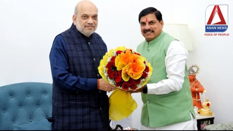 सीएम मोहन यादव ने की केंद्रीय गृह मंत्री अमित शाह से मुलाकात.....