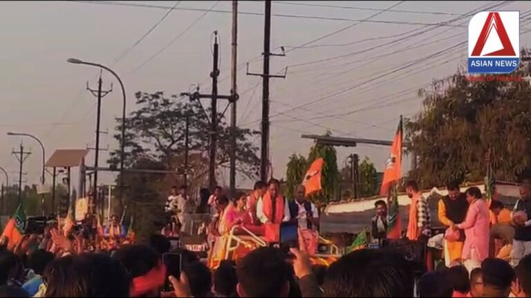 सीएम साय का रोड शो शुरु.....वीडियो.....