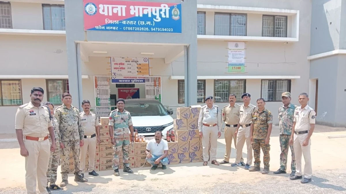 CG News : होली के रंग में शराब का खेल, लाखों की अवैध शराब जब्त...
