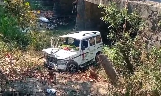 सोन नदी पुल पर भीषण हादसा