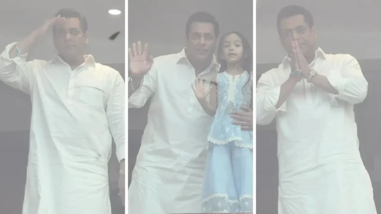 Salman Khan: ईद पर सलमान खान की झलक, बुलेटप्रूफ शीशे के पीछे से फैंस को दी मुबारकबाद...