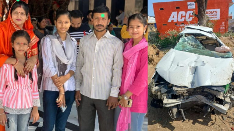 Car of a family going to Bageshwar Dham overturned, 3 people died