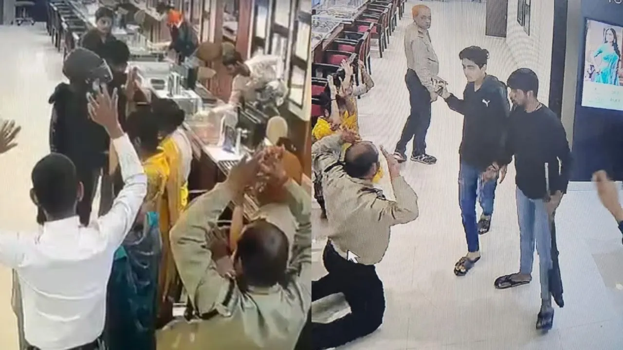 आरा में तनिष्क शोरूम से 25 करोड़ की डकैती, पुलिस ने एनकाउंटर में दो बदमाशों को दबोचा...