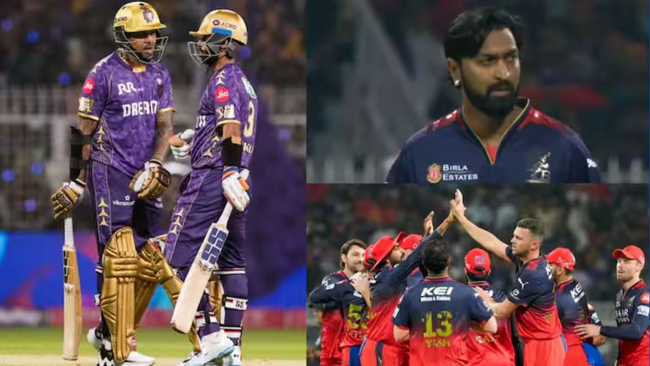 KKR vs RCB IPL 2025: KKR ने RCB को दिया 175 रन का लक्ष्य, रहाणे-नरेन की शानदार साझेदारी...