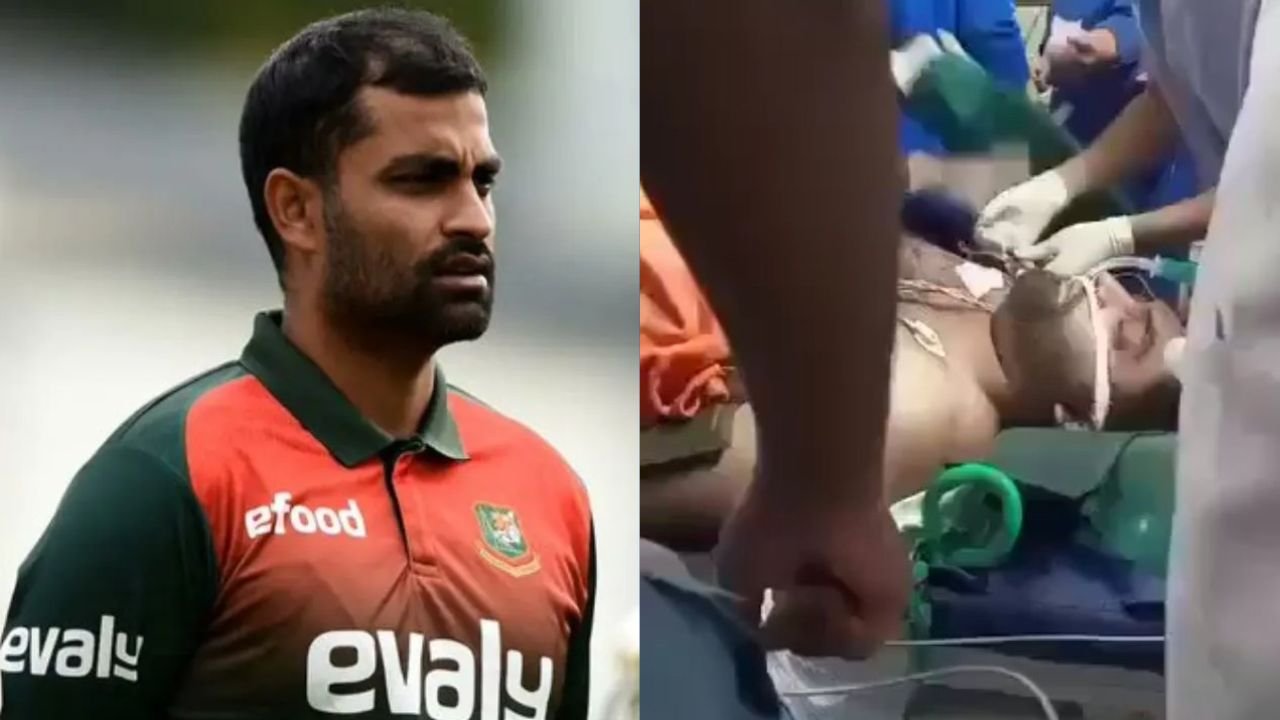 Tamim Iqbal Heart Attack: मैच के दौरान तमीम इकबाल को दिल का दौरा, अस्पताल में भर्ती...