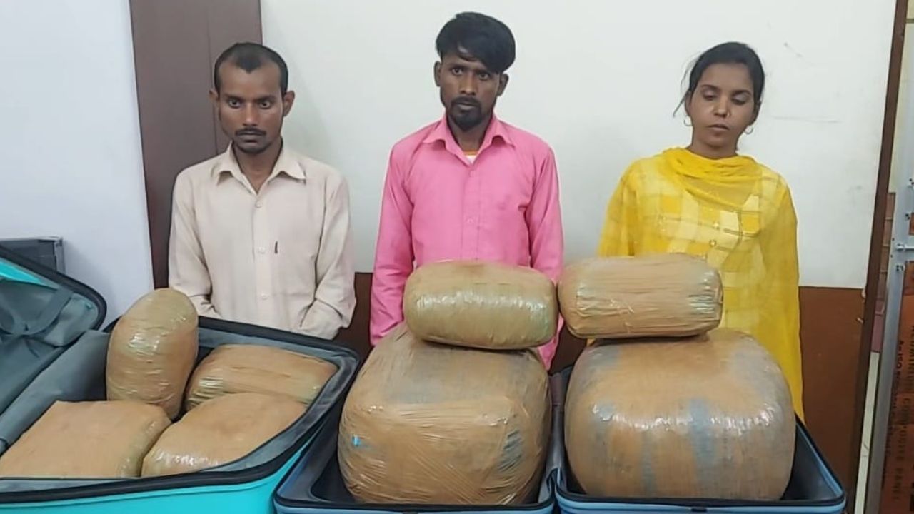 Raipur News: अंतर्राज्यीय गांजा तस्कर गिरोह का भंडाफोड़, 33 किलो गांजा जब्त...