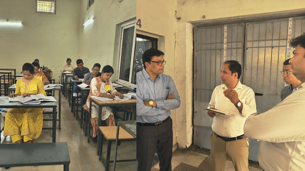 Raipur News: कलेक्टर ने हाई व हायर सेकेंडरी परीक्षा मूल्यांकन केंद्र का किया निरीक्षण... Raipur News: कलेक्टर ने हाई व हायर सेकेंडरी परीक्षा मूल्यांकन केंद्र का किया निरीक्षण...
