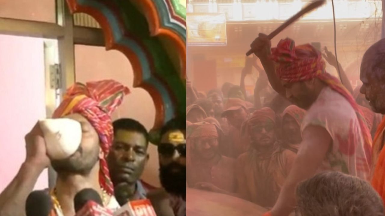 Holi 2025: विद्युत जामवाल ने मथुरा में बजाया नगाड़ा, ब्रज की होली में लिया हिस्सा...