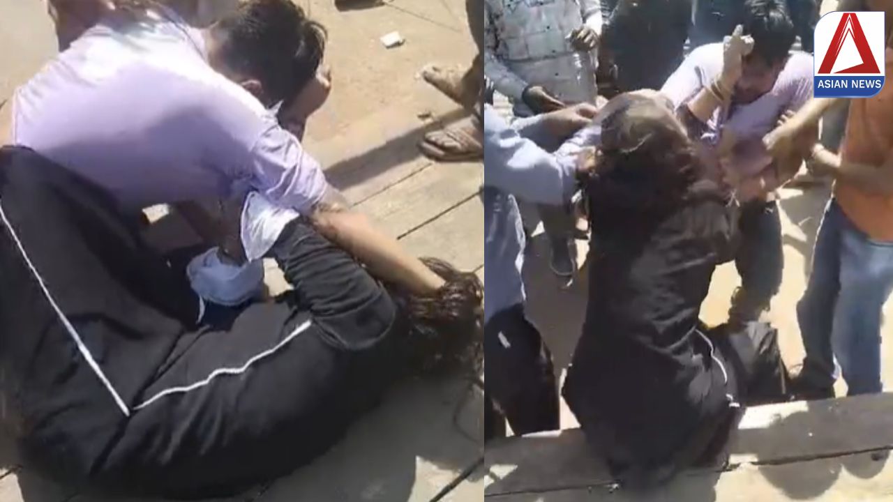 UP News: होली पर युवक-युवती के बीच जमकर मारपीट, वीडियो वायरल...