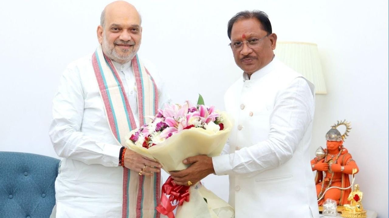 CG News: CM साय ने केंद्रीय गृह मंत्री अमित शाह से की मुलाकात, बस्तर के विकास पर चर्चा...