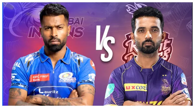 IPL 2025 MI VS KKR: मुंबई इंडियंस बनाम कोलकाता नाइट राइडर्स, आज होगा बड़ा मुकाबला, जानें पिच रिपोर्ट और संभावित प्लेइंग XI