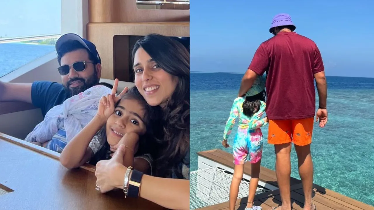 Rohit Sharma: रोहित शर्मा परिवार संग मालदीव में मना रहे छुट्टियां, Photos हुई वायरल...