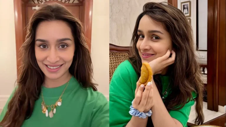 Shraddha Kapoor: श्रद्धा कपूर ने होली मनाई मीठे अंदाज में, गुजिया खाकर किया सेलिब्रेशन...