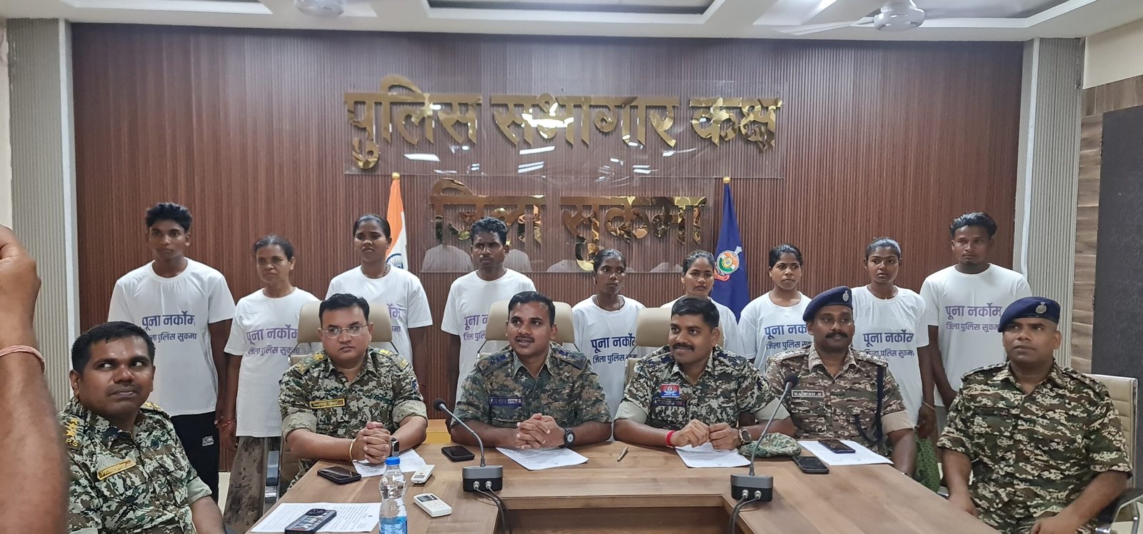 सुकमा में नक्सलियों का आत्मसमर्पण