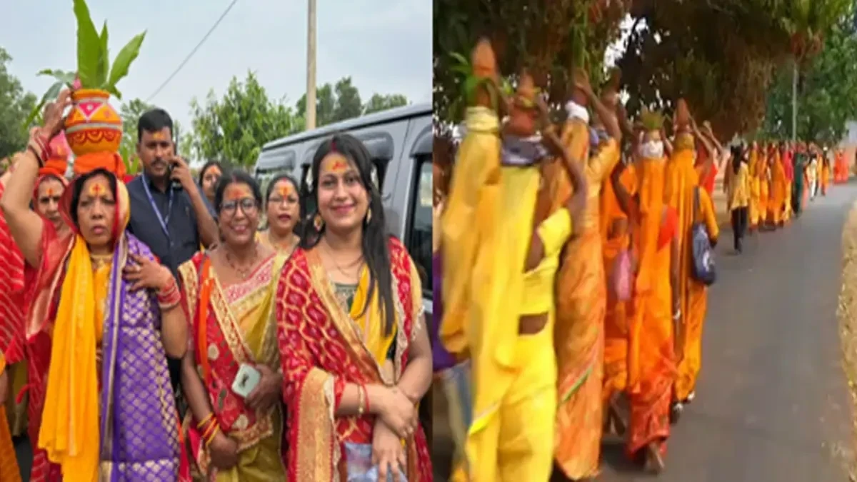 CG News : कलश यात्रा में सीएम साय की पत्नी भी हुई शामिल, मयाली में महाशिवपुराण कथा का भव्य आयोजन...