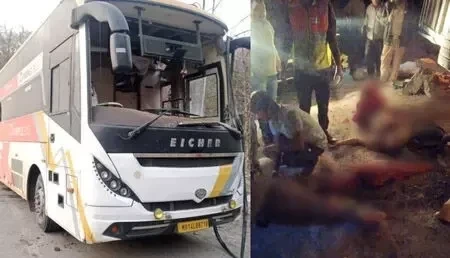 MP Accident : यात्रियों से भरी बस पलटी, 3 की मौत, कई घायल...