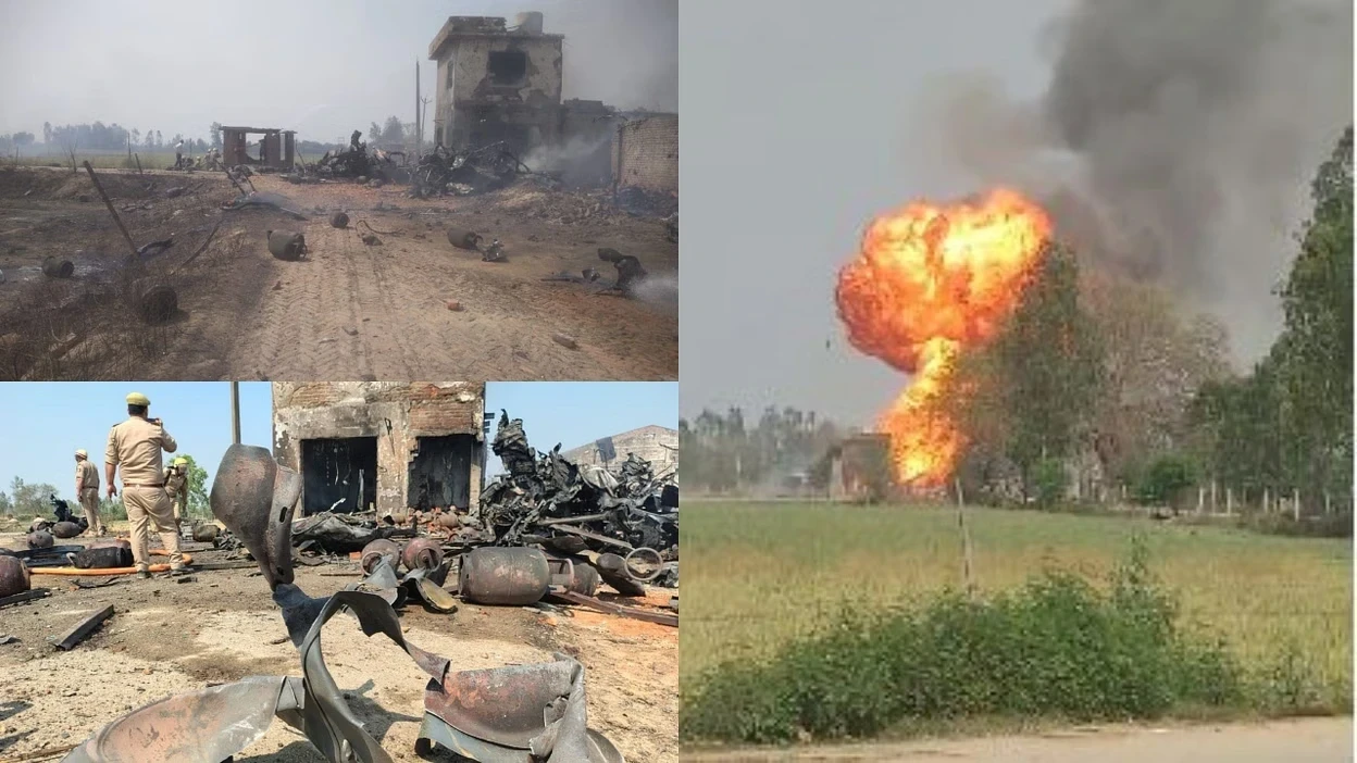 UP News : गैस सिलेंडर से भरे ट्रक में लगी भीषण आग, एक के बाद एक सौ धमाकों से दहला क्षेत्र...