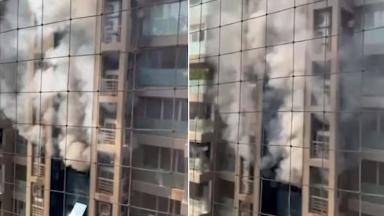 राजकोट की एटलांटिस बिल्डिंग में भीषण आग