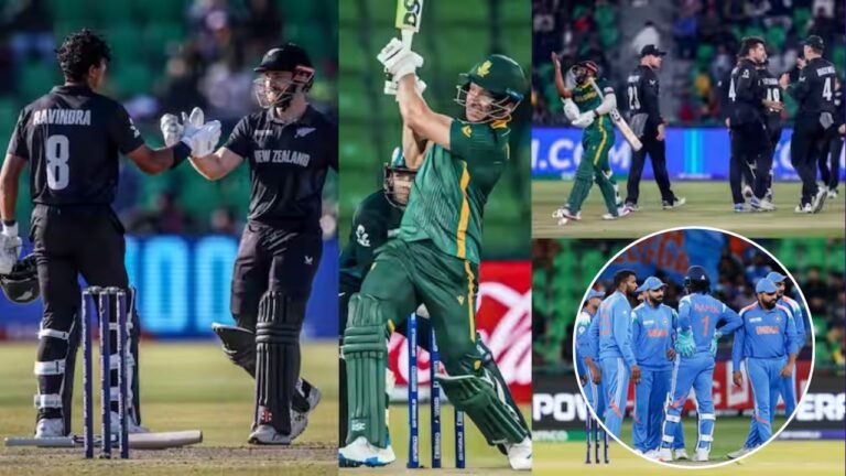 CT 2025 SA vs NZ: न्यूजीलैंड ने साउथ अफ्रीका को 50 रनों से हराया, भारत से होगा फाइनल में मुकाबला...