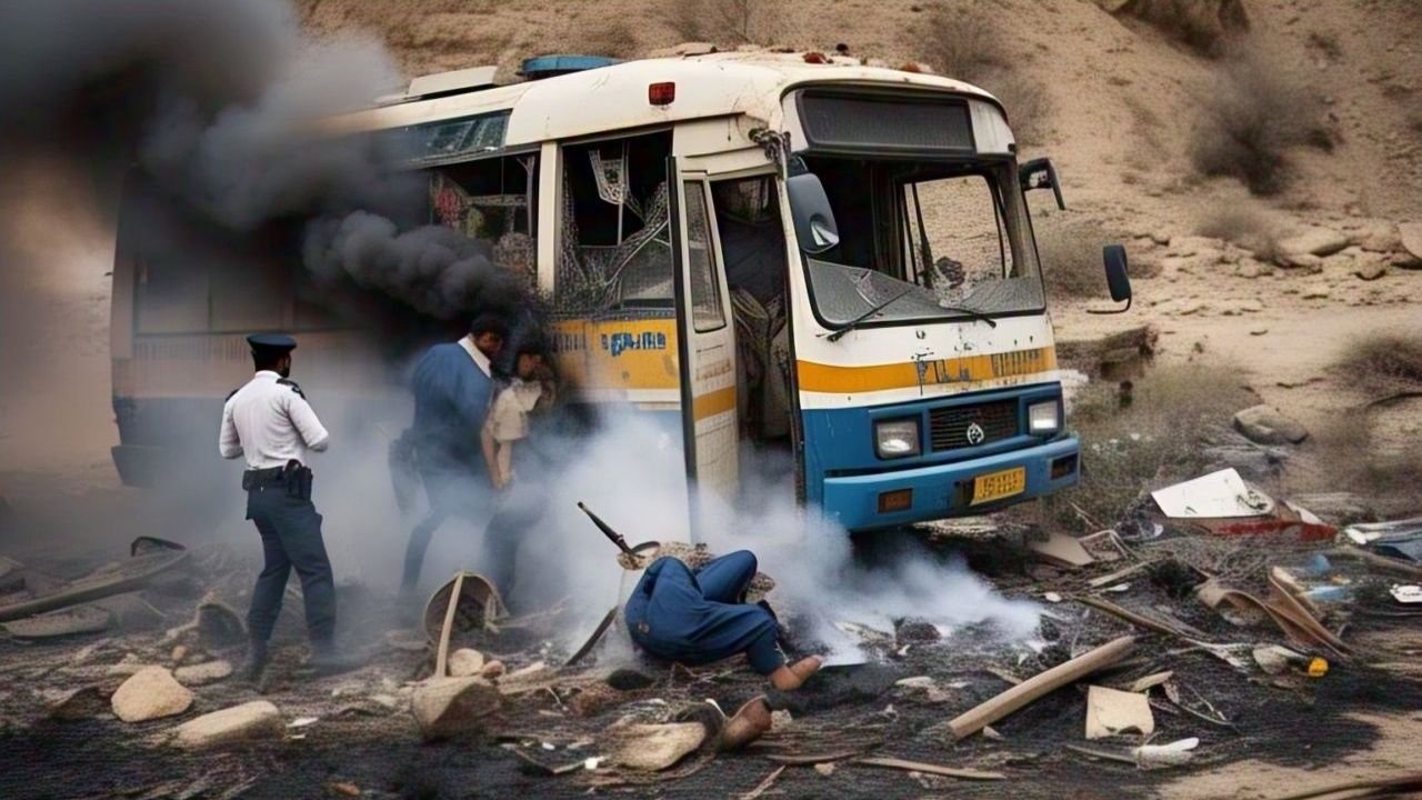 BIG Breaking: बलूचिस्तान में पुलिस बस पर IED हमला, 3 पुलिसकर्मियों की मौत, 16 घायल...