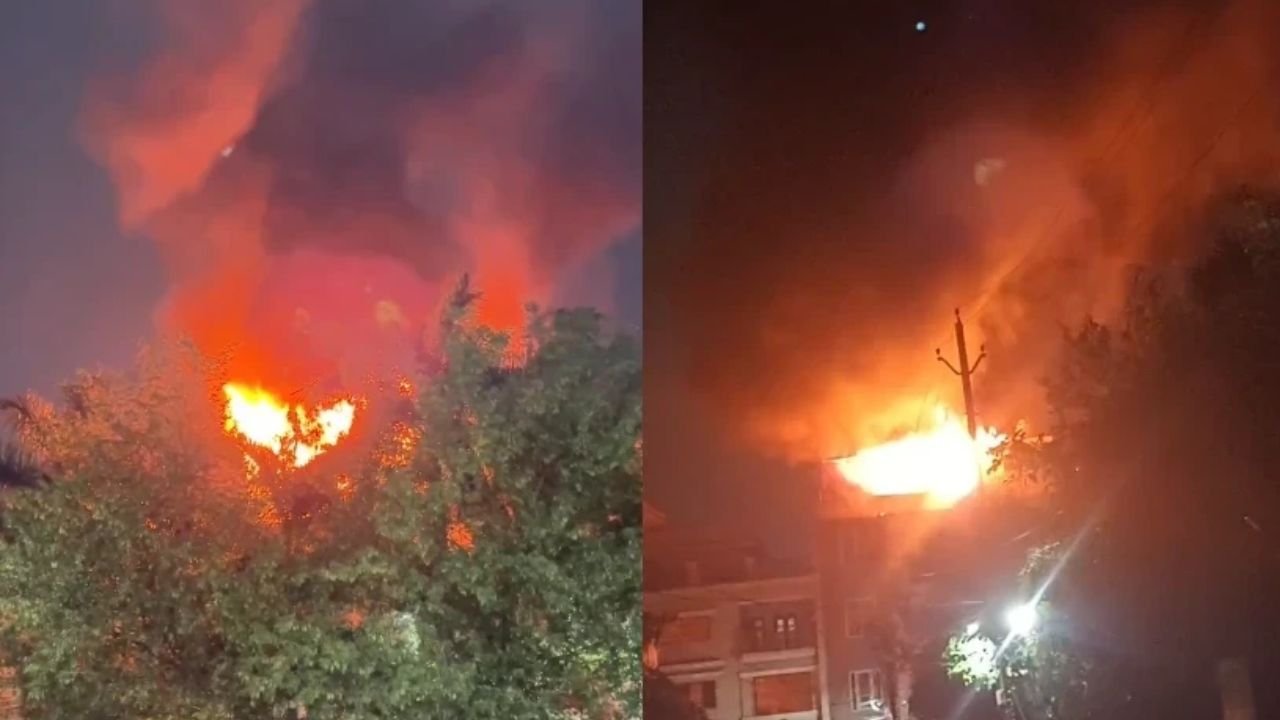 Raipur Breaking : मकान में लगी भीषण आग, अफरा-तफरी का माहौल...