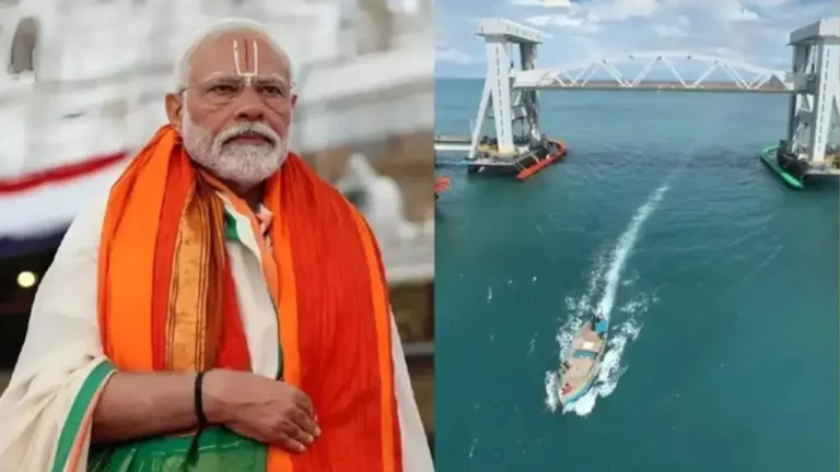 PM Modi inaugurated Pamban Bridge