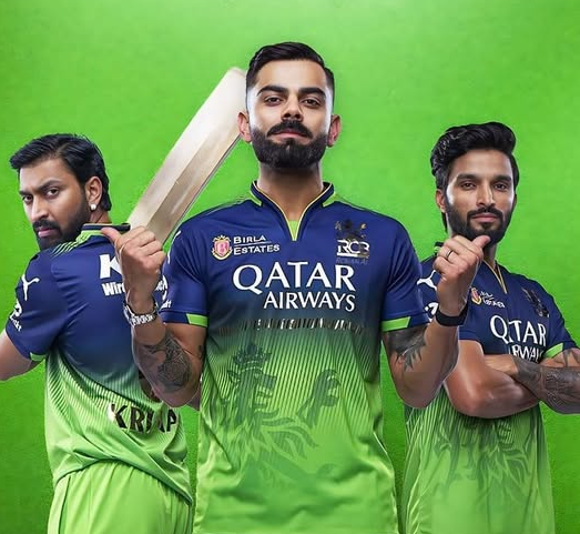 RCB in Green Jersey