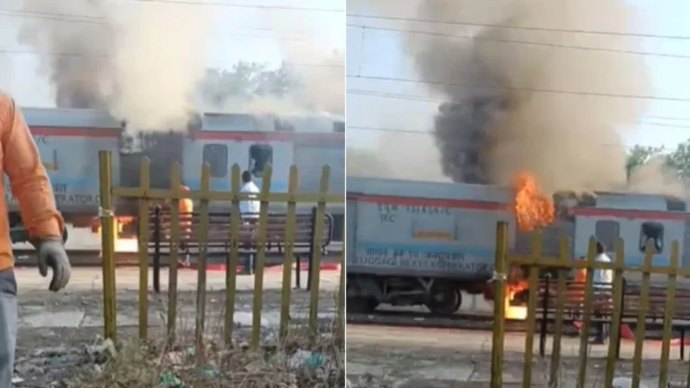 BIG Breaking: उज्जैन से गुजर रही बिलासपुर-बीकानेर एक्सप्रेस में लगी आग, रेलवे ने शुरू की जांच...
