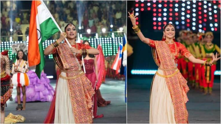 Miss World 2025: मिस वर्ल्ड 2025 में नंदिनी गुप्ता ने तिरंगे के साथ बढ़ाया भारत को किया रिप्रेजेंट, CM रेवंत रेड्डी ने शेयर कीं शानदार तस्वीरें