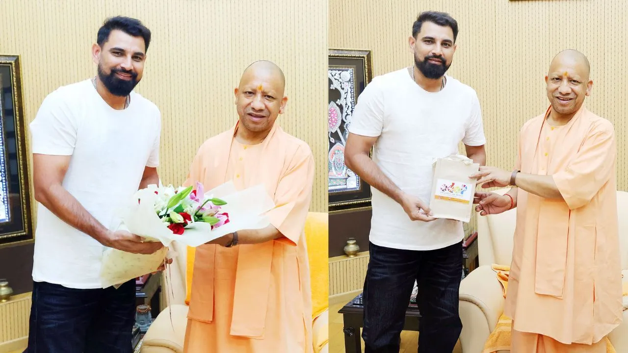 Mohammed Shami : मोहम्मद शमी ने यूपी CM योगी आदित्यनाथ से की मुलाकात, धमकी के बाद सुरक्षा पर हुई चर्चा
