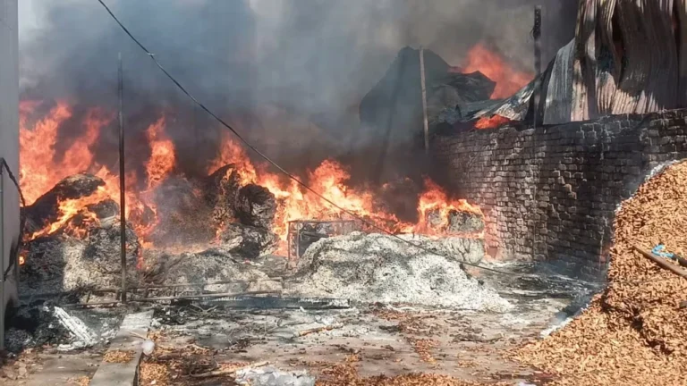 UP News : गल्ला मंडी और दवा मार्केट में भीषण आग, 150 से ज्यादा दुकानें और गोदाम जलकर खाक