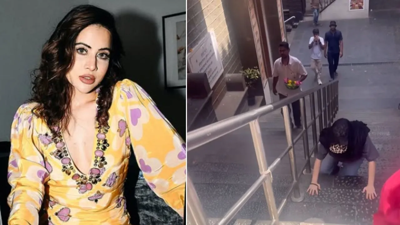 Urfi Javed : उर्फी जावेद ने घुटनों के बल चढ़ी बाबुलनाथ मंदिर की सीढ़ियां, वायरल वीडियो