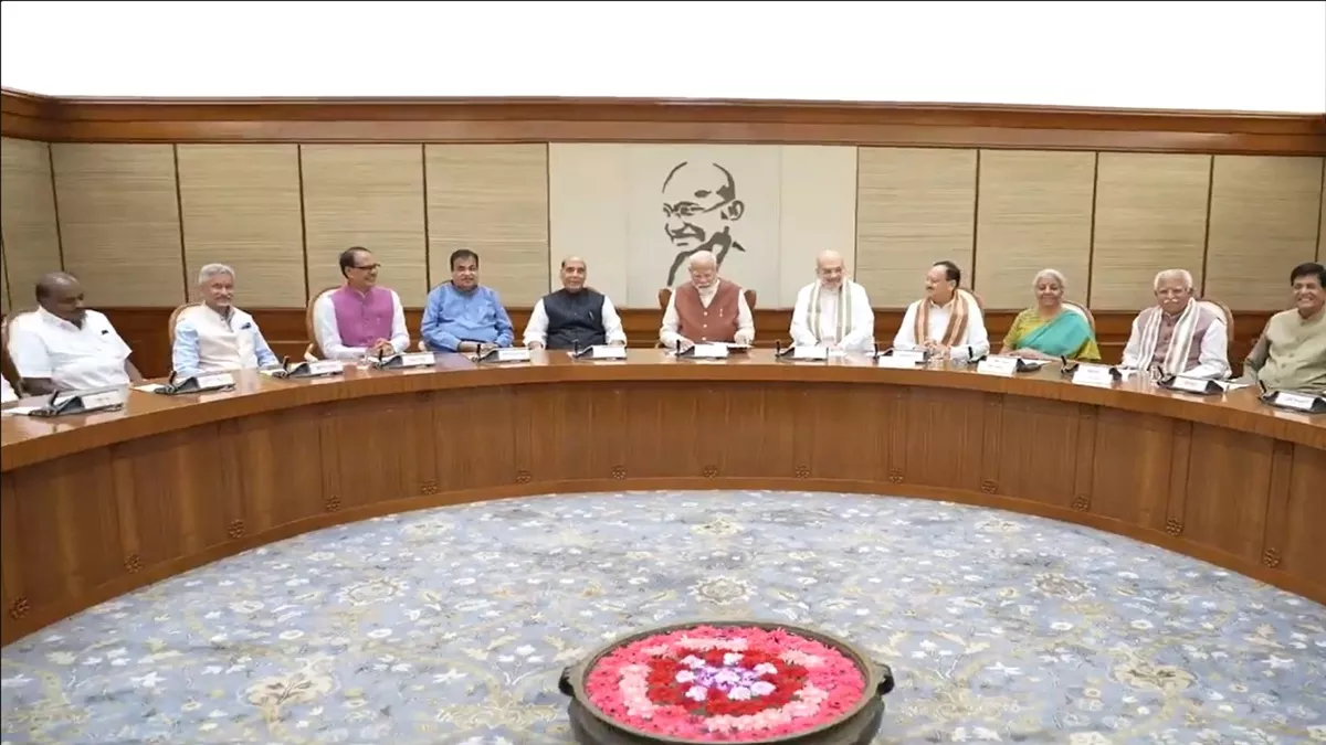 Modi Cabinet Meeting