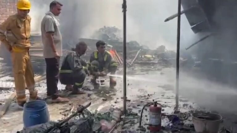 Blast in a firecracker factory in Amroha