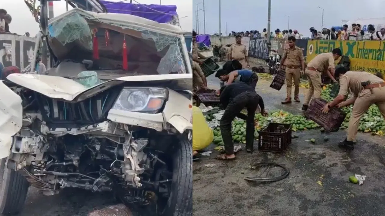 Agra Road Accident