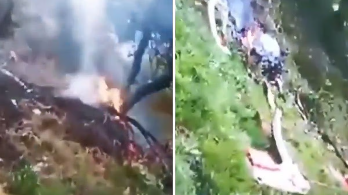 Helicopter Crash in Kedarnath Helicopter Crash in Kedarnath