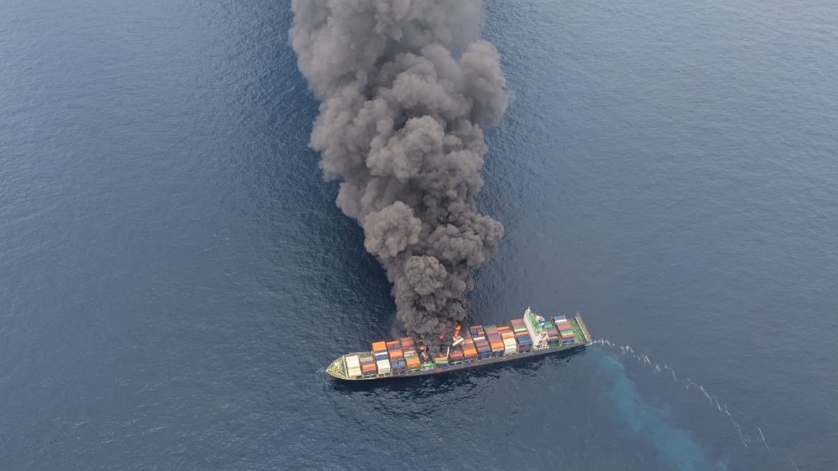 Kerala Cargo Ship Fire
