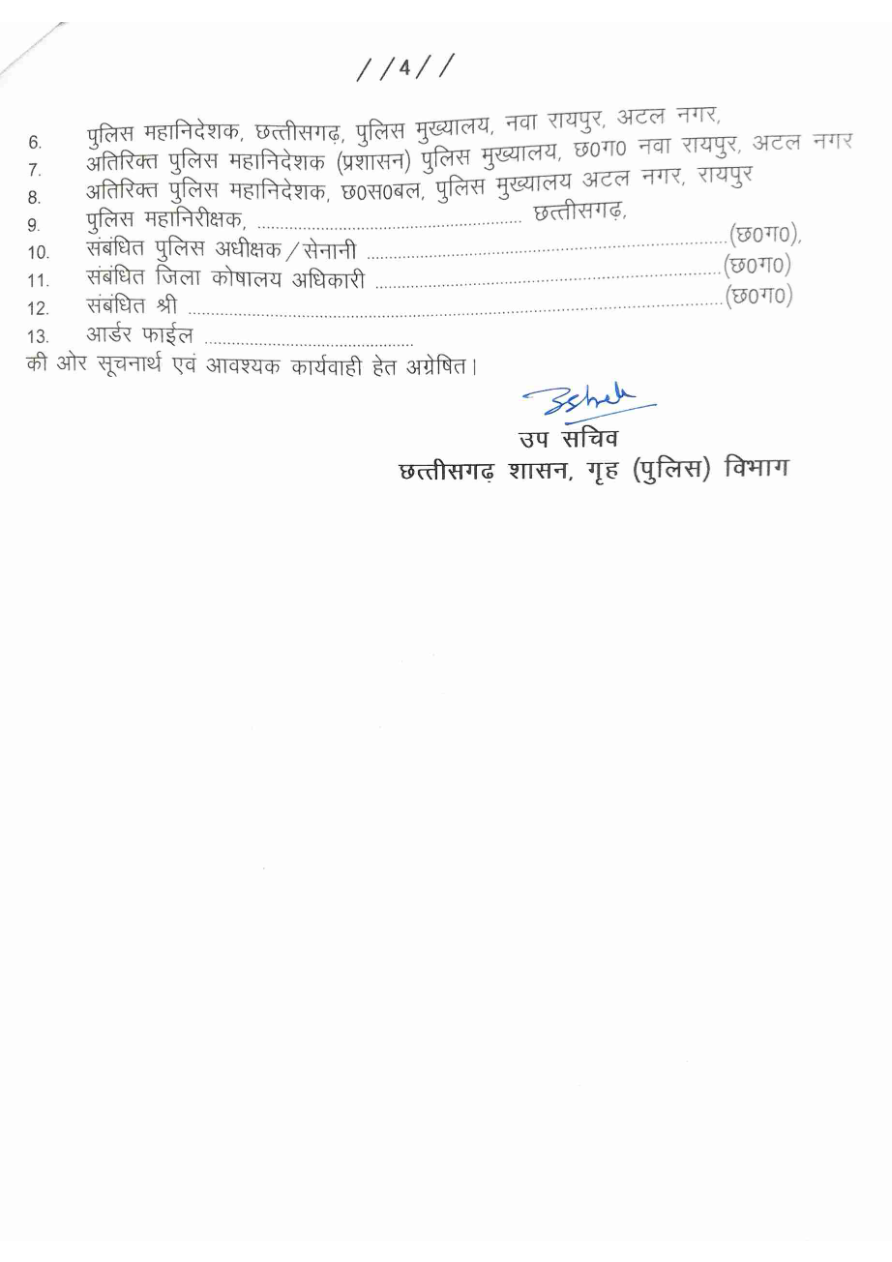 CG Promotion News: 59 TI को DSP पद पर प्रमोशन, गृह मंत्रालय ने किया आदेश जारी, देखें लिस्ट... 5 ssssss 1