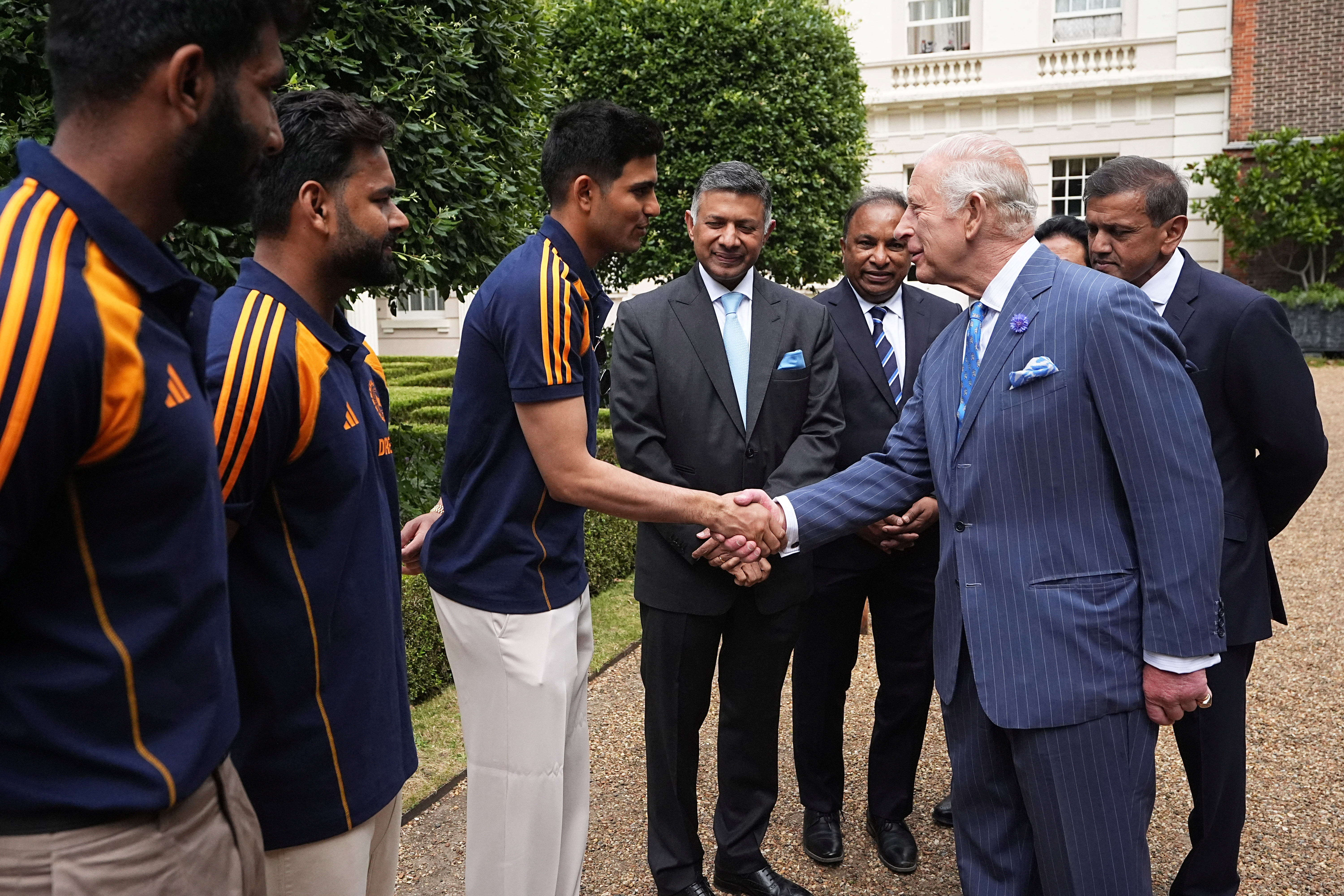 King Charles Meets Team India King Charles Meets Team India