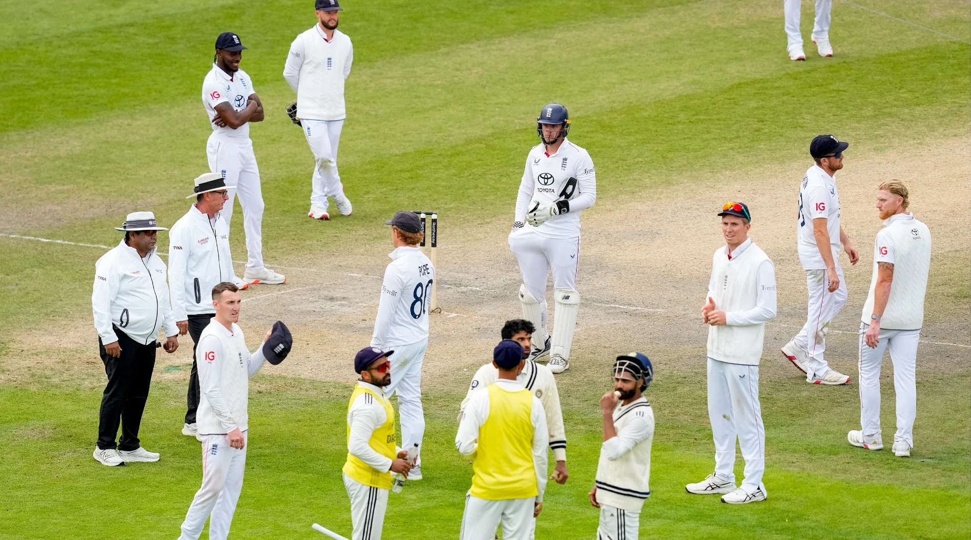 Oval Test IND vs ENG Oval Test IND vs ENG