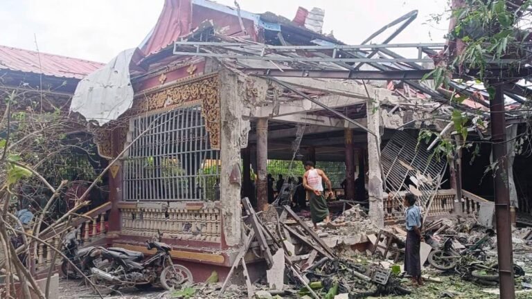 Myanmar Air strike