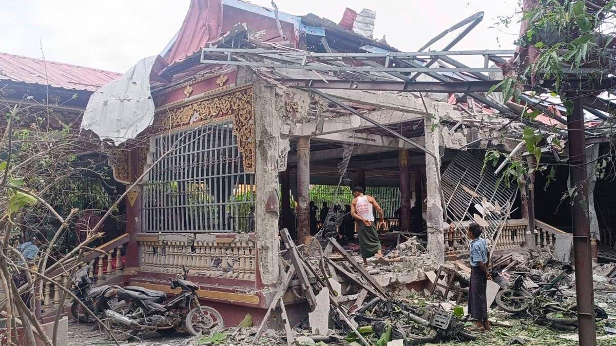 Myanmar Air strike