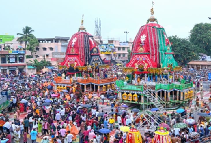 Puri Jagannath Yatra, Bahuda Yatra begins in Puri, Mahaprabhu Jagannath,Gundicha temple
