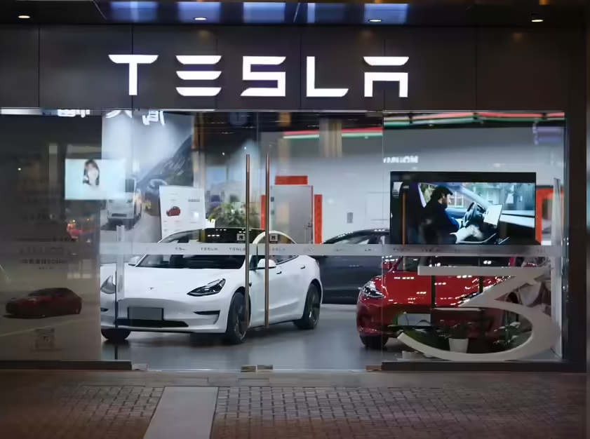 Teslas First Showroom in India