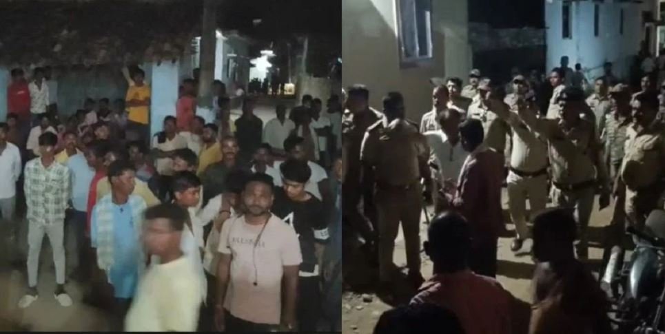 CG News Bloody clash over old rivalry in Balodabazar, one dead, stone pelting on police who came to arrest accused