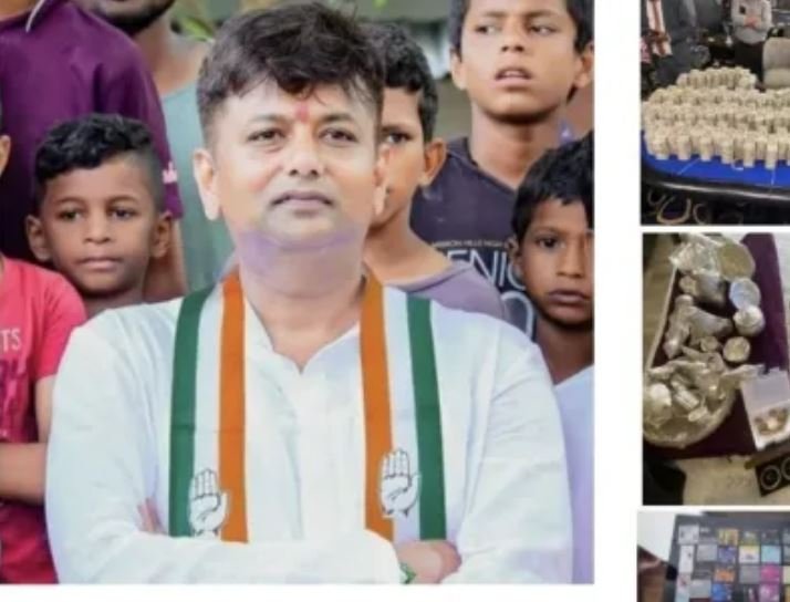 Ed Action on online betting Congress MLA arrested in illegal betting case; Luxury cars with 12 crore cash and gold and silver also seized