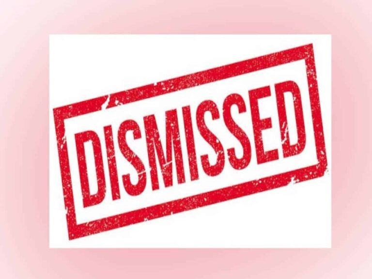 Teacher Dismissed