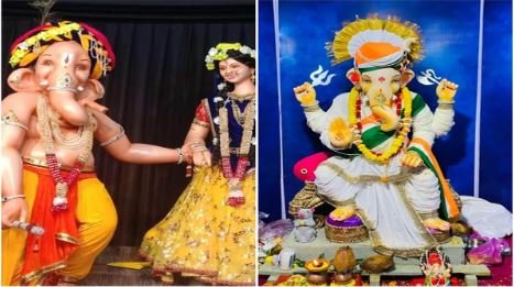 Raipur City News: राजधानी रायपुर में गणेश उत्सव की धूम, तस्वीरों में देखें गणेश पंडालों में अलग-अलग थीम पर विराजित गणेश प्रतिमाएं