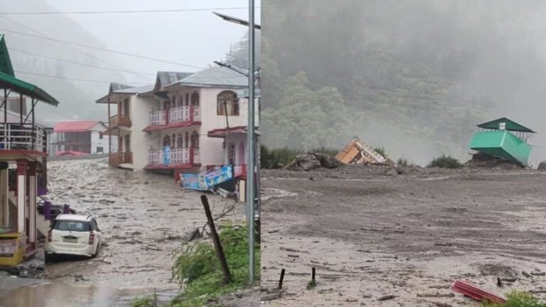 Cloud burst in Uttarkashi