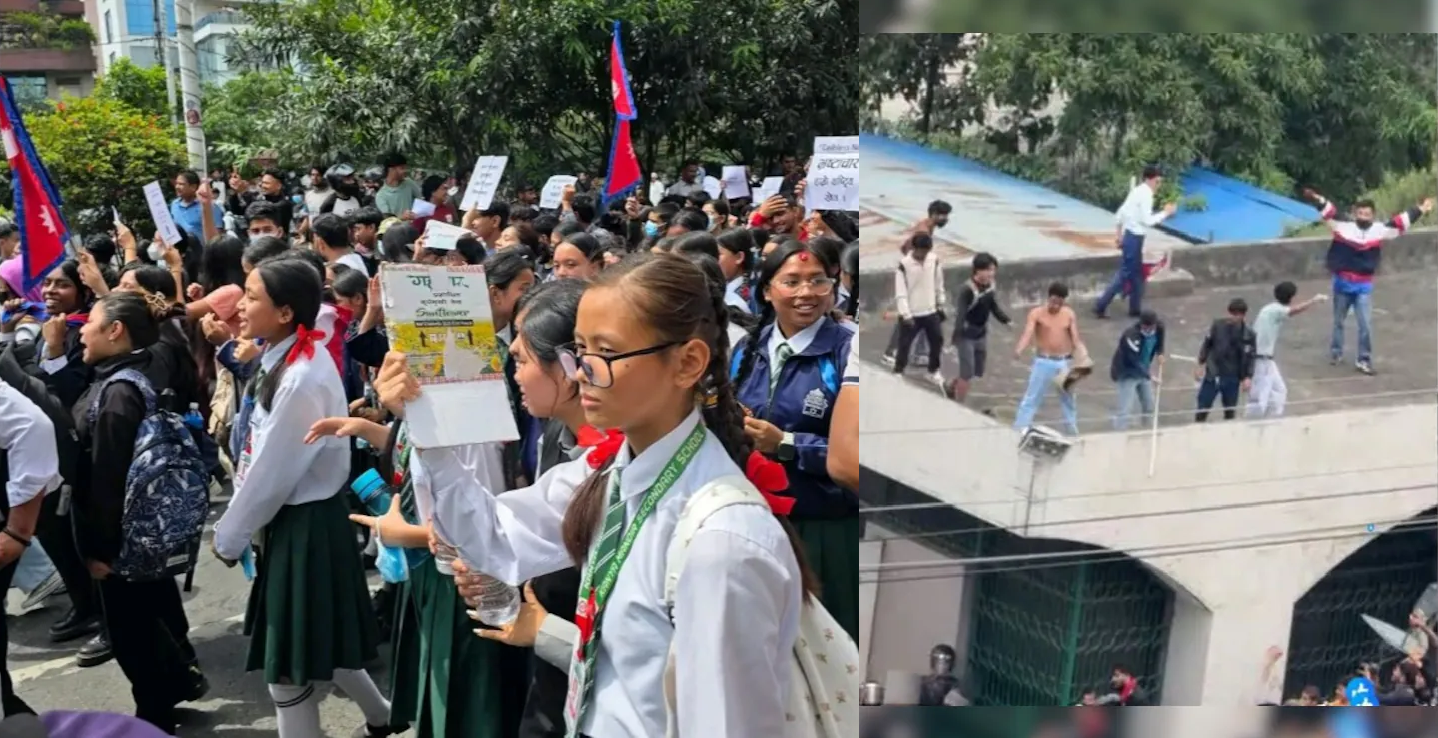 Protests By Gen Z In Nepal Protests By Gen Z In Nepal